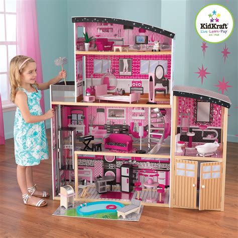 barbie doll house set